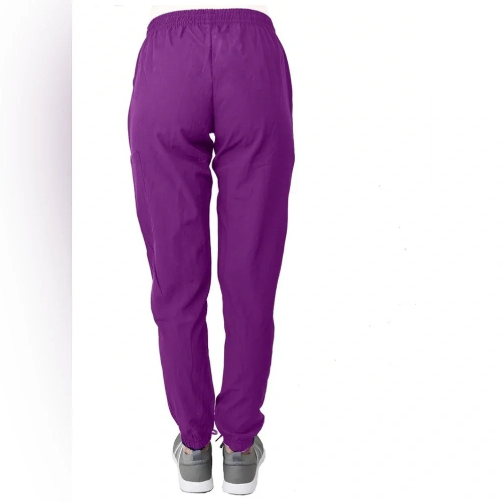 Sz M GT Performance Womens Medical Nursing Jogger Scrub Set Lotus NWT - Picture 3 of 8